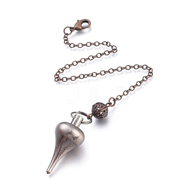 Brass Pointed Dowsing Pendulums KK-K239-03-1