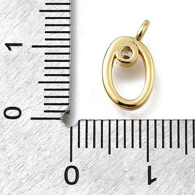 Brass Micro Pave Cubic Zirconia Pendants KK-B132-12G-O-1