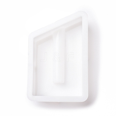 Trapezoid Display Holder Silicone Molds DIY-M045-06B-1