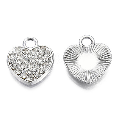 Alloy Rhinestone Pendants PALLOY-S133-003P-1