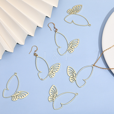 24Pcs Rack Plating Alloy Pendants FIND-CA0007-39-1