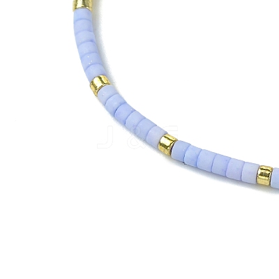 5Pcs Adjustable Glass Cylinder Seed Beads Slider Bracelet Sets BJEW-JB11455-1