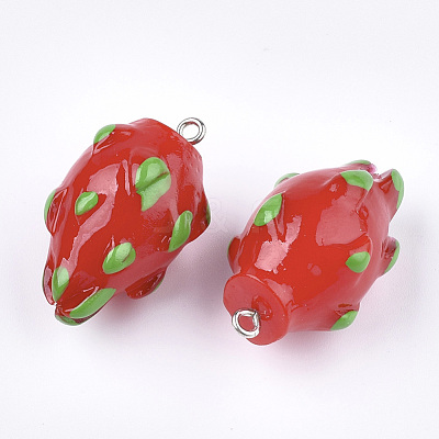 Resin Pendants RESI-T028-44-1