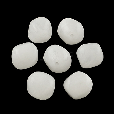 Bicone Imitation Gemstone Acrylic Beads OACR-R024-25-1