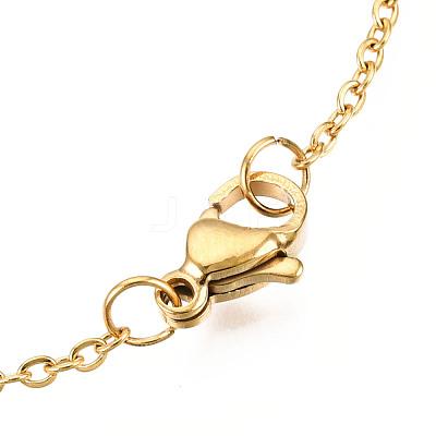 201 Stainless Steel Pendants Necklaces NJEW-S105-JN676-45-2-1
