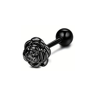 Rose 316L Surgical Stainless Steel Cartilage Earrings for Women Men WGCE133-11-1