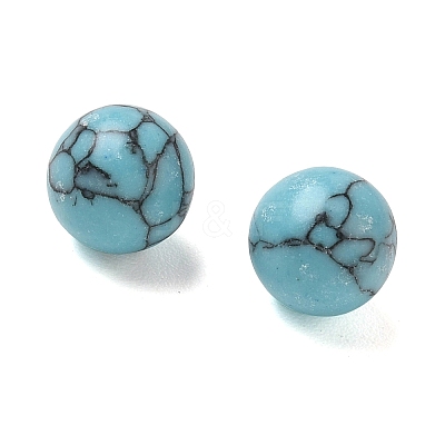 Dyed Synthetic Turquoise Sphere Beads GG-CBA391B-02D-02-1