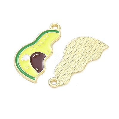 Alloy Enamel Pendants AL-CBA292F-01I-G-1