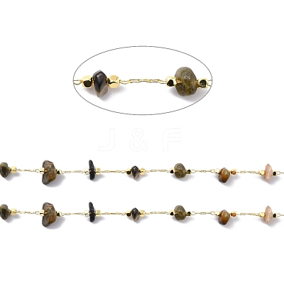 Handmade Beaded Chain CHC-D027-01G-03-1