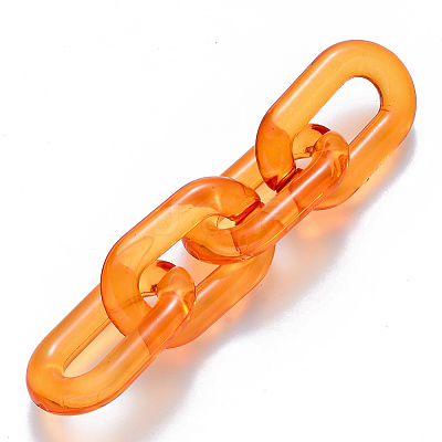 Transparent Acrylic Linking Rings LS-OACR-S036-006A-J01-1
