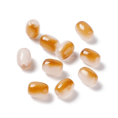 Opaque Glass Beads GLAA-F117-06C-1