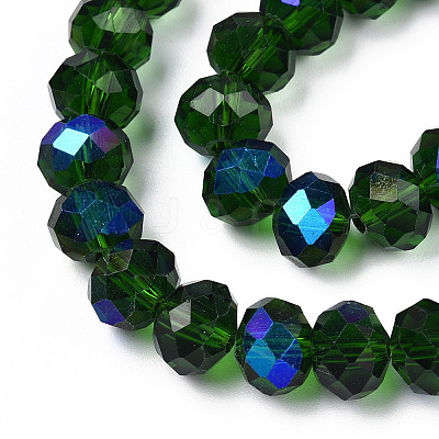 Electroplate Glass Beads Strands EGLA-A044-T1mm-L24-1