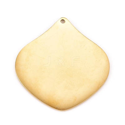 304 Stainless Steel Pendants STAS-L238-090A-G-1
