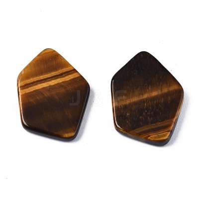 Natural Tiger Eye Cabochons G-S359-323C-1