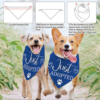 Cotton Dog's Kerchief AJEW-WH0503-021-1