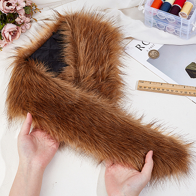 Polyester Faux Fur Collar AJEW-WH0709-230A-1