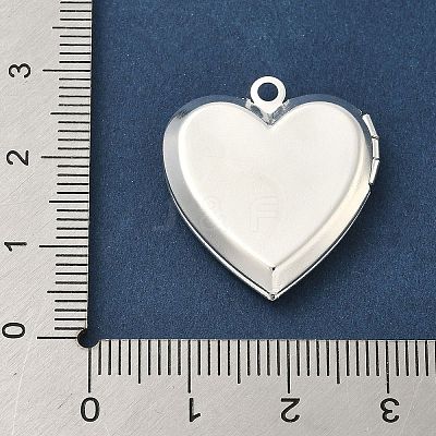 Heart Brass Locket Pendants LS-KK-K414-12B-S-1