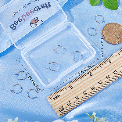 Anti-Tarnish 5 Pair 925 Sterling Silver Earring Hooks STER-BBC0002-01-1