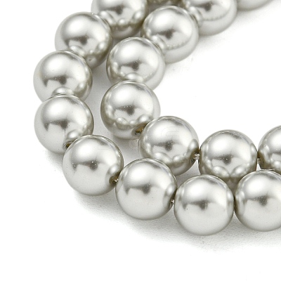 Glass Pearl Beads Strands HY-G002-01C-04-1