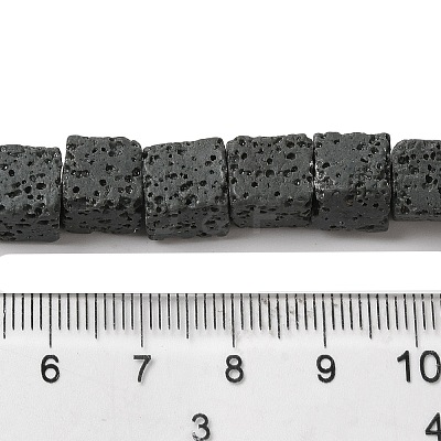 Dyed & Natural Lava Rock Beads Strands G-L435-01-8mm-23-1