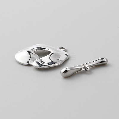 Brass Toggle Clasps KK-WH0004-11P-1