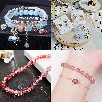 Spray Painted Crackle Glass Beads CCG-PH0002-14-1