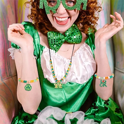 Saint Patrick's Day DIY Jewelry Making Kit DIY-YW0013-15-1