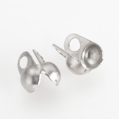 Tarnish Resistant 304 Stainless Steel Bead Tips X-STAS-Q210-89-1