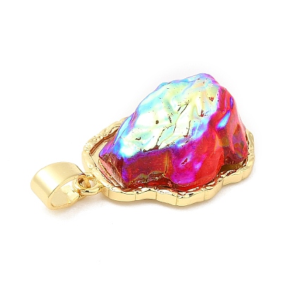 Rack Plating Brass Pendants KK-C033-04G-05-1