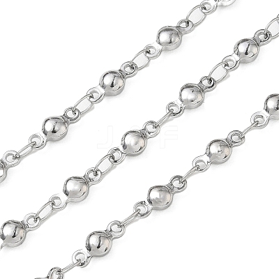 Tarnish Resistant 304 Stainless Steel Ball Link Chains CHS-L015-39-1