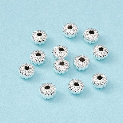 Rack Plating Brass Beads KK-G455-05C-S-1