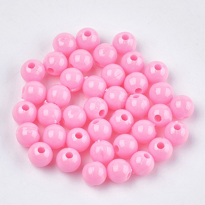 Opaque Plastic Beads KY-T005-6mm-621-1