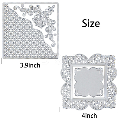 Carbon Steel Cutting Dies Stencils DIY-CP0001-44-1