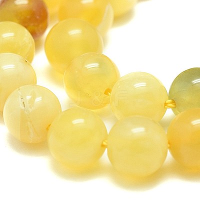Natural Yellow Opal Beads Strands G-F674-07A-8mm-1