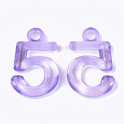 Transparent Acrylic Pendants X-TACR-S133-088-1