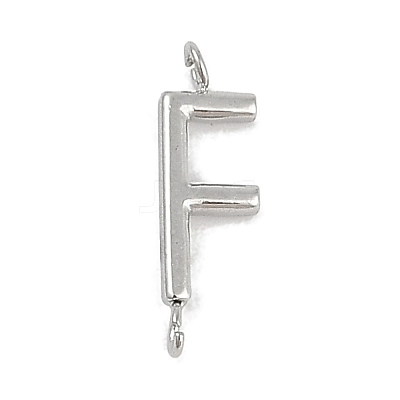 304 Stainless Steel Letter Connector Charms LS-STAS-M108-01P-06-1