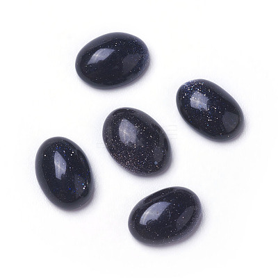 Synthetic Blue Goldstone Cabochons G-F605E-06B-1