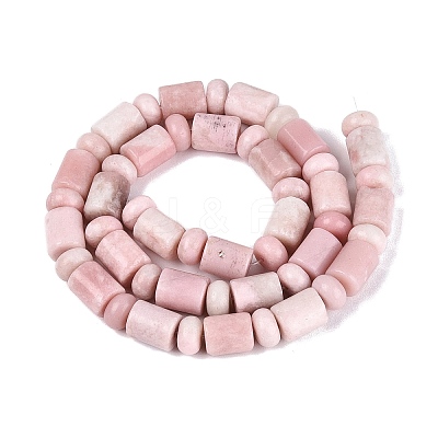 Natural Pink Opal Beads Strands G-Q616-09M-1