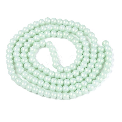 Baking Paint Glass Pearl Beads Strands DGLA-ZX001-05A-05-1