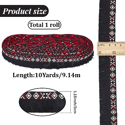 10 Yards Polyester Ribbon OCOR-GF0005-86B-1