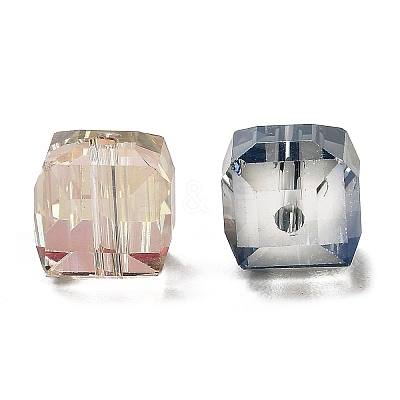 Electorplated Glass Beads EGLA-E006-M3-1