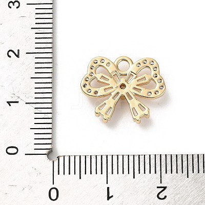 Brass Micro Pave Cubic Zirconia Pendants KK-P301-03B-G-1