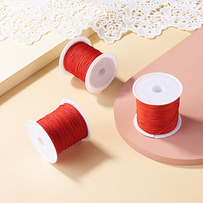3 Rolls 3 Styles Round Nylon Braided Cord NWIR-TADJ0001-03B-1