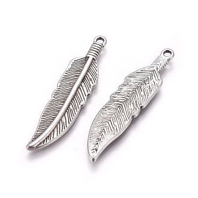 Tibetan Style Alloy Charms TIBEP-16624-AS-RS-1