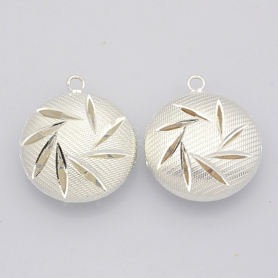 Brass Hollow Pendants KK-J188-20S-1