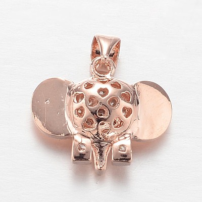 Brass Micro Pave Cubic Zirconia Charms ZIRC-L035-33-FF-1