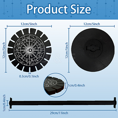 Wooden Wheel DJEW-WH0046-084-1