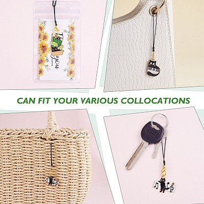 18Pcs 9 Styles Alloy Enamel Pendants ENAM-SZ0003-34-1