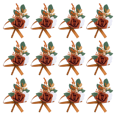 12Pcs 2 Bags PE Plastic Brooches JEWB-GO0001-24-1