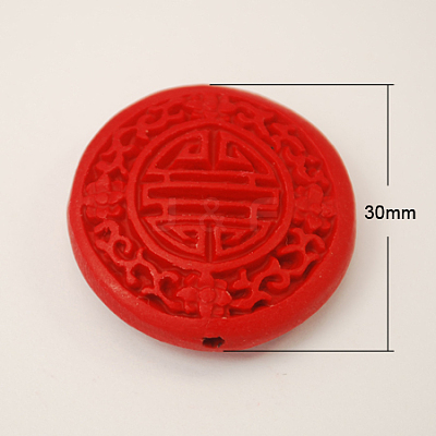 Cinnabar Beads CARL-201-2-1